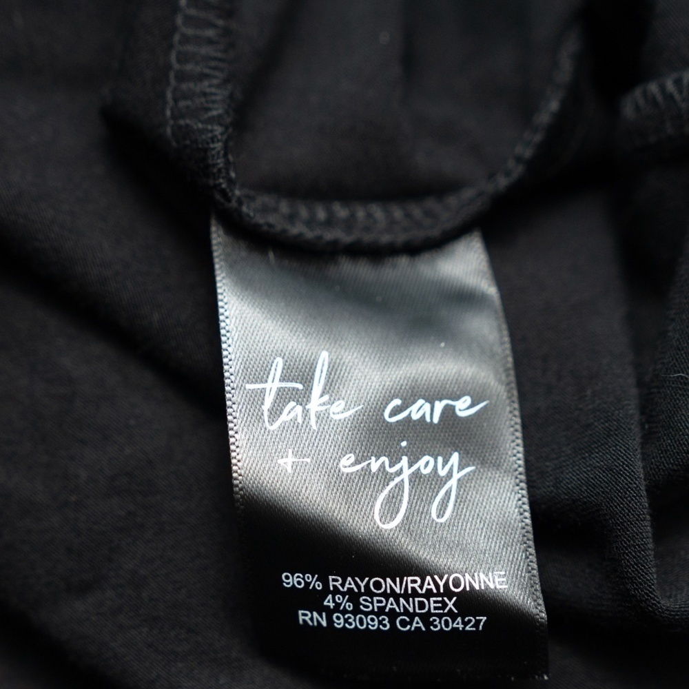 Nic + Zoe Knit Tie Dress‎ Black Onyx Medium - Picture 8 of 12